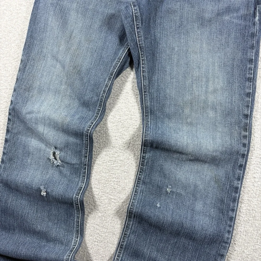 Ariat M4 Legacy Mens 30x34 Blue Relaxed Boot Cut Denim Jeans Western Workwear